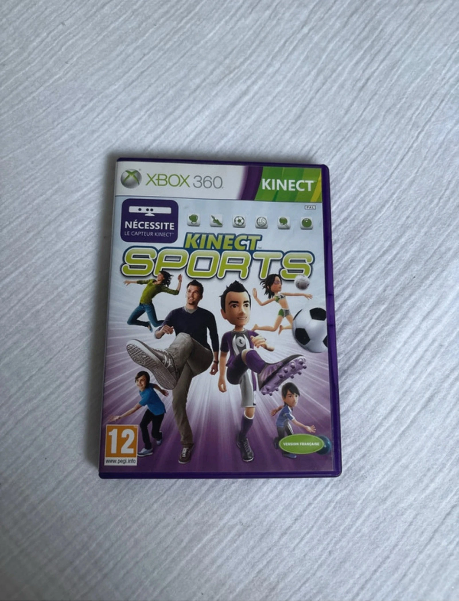 Kinect sports jeu Xbox360